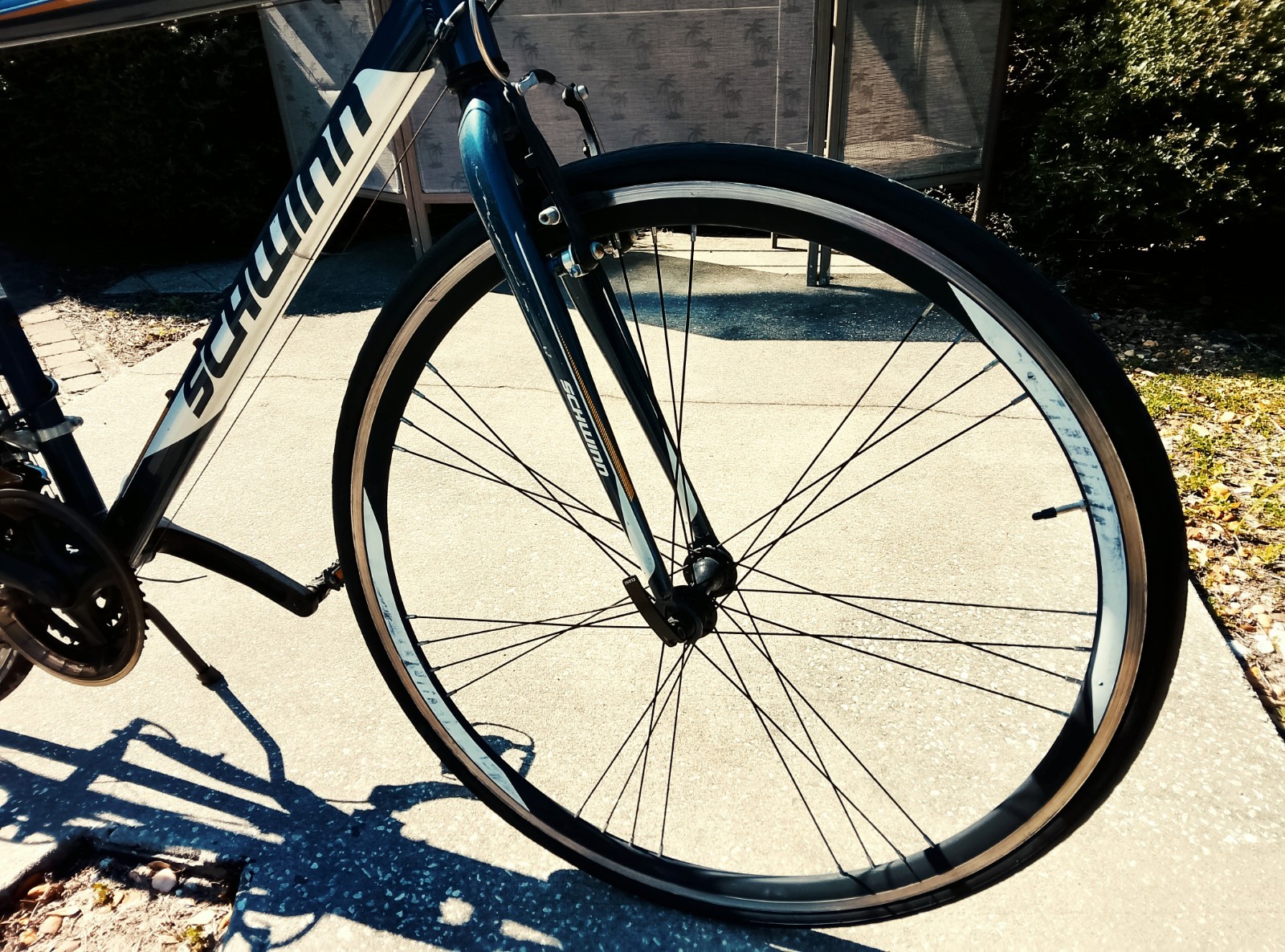 Schwinn Volare 1300 700C Blue/Black Flat Bar 14 Speed Calipe