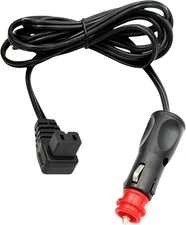 12V/24V Car Refrigerator DC Power Cord, 90° Car Cigarette Lighter Plug Portable