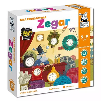 5907608646966 Gra edukacyjna. Zegar Kapitan Nauka - gry