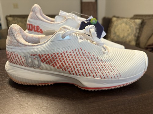 Wilson Donna Kaos Swift 1.5 Taglia 9.5 Bianco/Tropical Peach Nuovo Con Scatola! Vedi Desc - Foto 2 di 11