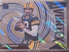 Aaron Rodgers 2021 Panini Donruss Football Lava Vortex /10 #VTX-ARO