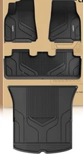 LASFIT 7PCS Premium Extra Thick Floor Mats for Tesla Model Y 5 Seater 2020-2024