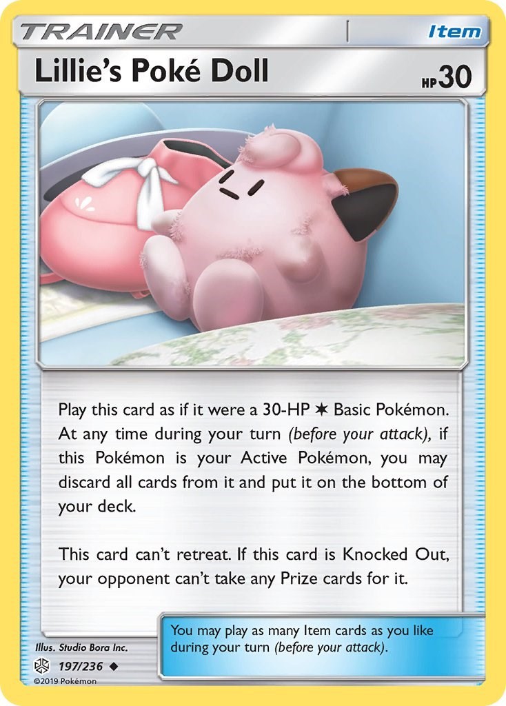 Lillie's Poke Doll (197/236) Uncommon NM SM12 SM - Cosmic Eclipse Pokemon TCG