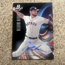 2018 Bowman Platinum #TOP-41 Corbin Martin Top Prospects Autographs