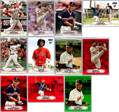 2025 Stadium Club BOSTON RED SOX Complete Base Team Set +++ Pedro Martinez /199