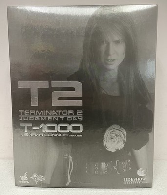 Hot Toys MMS125 Terminator 2  T-1000 in Sarah Connor Disguise Preowned Read Des.
