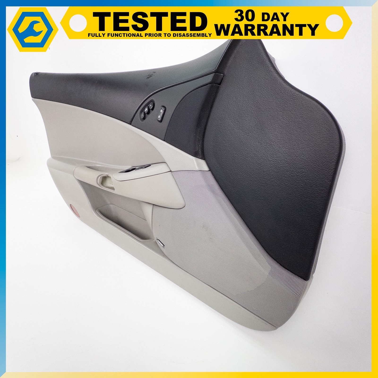 05-13 CHEVROLET CORVETTE C6 FRONT LEFT DRIVER SIDE INTERIOR DOOR PANEL BEIGE OEM