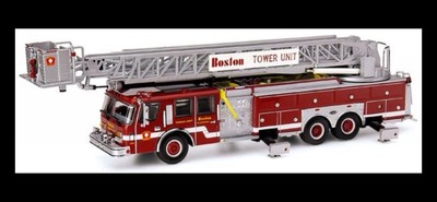 NEW! Code 3 Collectibles Boston Fire Department Tower Unit E-One Platform Truck