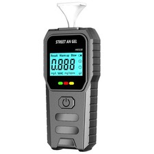 Quick Detection Breathalyzer Voice Light Alarms Accurate Ethanol Detector Tool