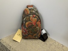 Patricia Nash Vintage Italian Floral Paisley Marisol Crossbody Sling Purse NWT