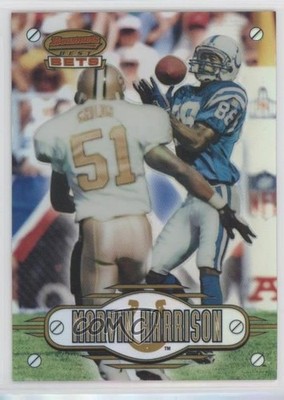 1996 Bowman's Best Bets Refractor Marvin Harrison #BB7 HOF 1i3