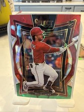 2025 Panini Select - Concourse Dylan Crews #14 (RC) Red and Green Cracked Ice