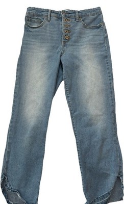 Sofia Jeans Women's Size 4 Leslie Slim Straight Blue Denim Pants