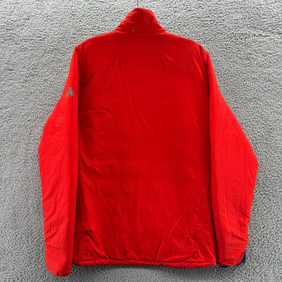 Chaqueta Eddie Bauer Para Hombre Mediana M Azul Reversible Cremallera Completa Primera Ascensión Chaqueta Foto 4 de 4