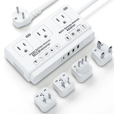 220v to 110v Travel Voltage Converter: International Universal Voltage Conver...