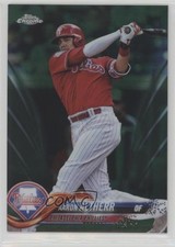 2018 Topps Chrome Green Refractor 91/99 Aaron Altherr #170 6ks