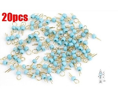 20pcs Gold Tone Soldering Pcb Board Breadboard Test Point Pin Ic Used cc #ff
