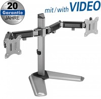 My Wall® Vollbeweglicher TischstäNder FüR 2 Bildschirme, 17-32 Zoll, Bis 9 Kg