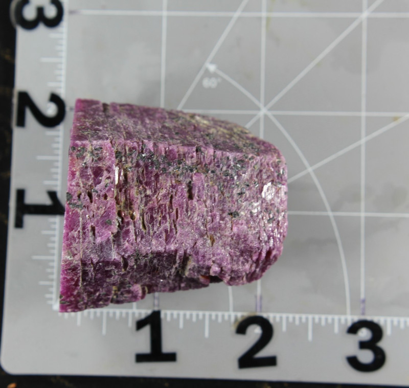 Ruby Crystal - Opaque - 215 Grams  - Cabs - Crafts - Display