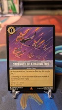 Disney Lorcana - Strength of a Raging Fire 201/204 - Rise of the Floodborn Rare
