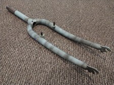 Rare SPINNER CR-MO Steel Rigid Forks 1 1/8" Threaded-26"  Original Paint...