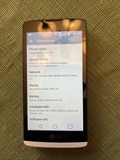 LG Cell Phone Tracfone LG Sunset 4G LGL33L 8GB Black Tested Working Prepaid