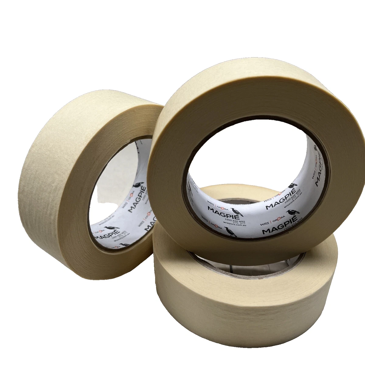 Magpie - White Masking Tape [ 36mm x 50m ]  ( Qty 48 )