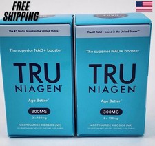 2 Pack TRUE Niagen NAD+ Cellular Energy & Rep...