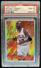1996-97 Topps Michael Jordan Season's Best #1 Bulls PSA 10 GEM MINT