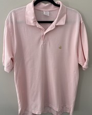 Brooks Brothers Performance Polo Men's L Classic Pink Short Sleeve Original Fit