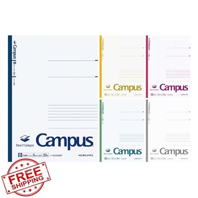 KOKUYO 5pk Smart Campus Notebooks White Dot B