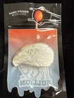 3 oz. Hand Poured .999 Fine Silver Bullion American Bald Eagles Head