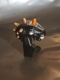 LEGO MINI FIGURE NINJAGO BLACK ORANGE SPIKY SNAKE BYTAR MINIFIG RETIRED