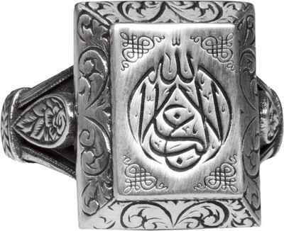 KAMBO 925 Sterling Silver Men's Ring Handmade Turkey