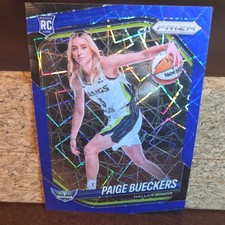Panini 2025 Prizm WNBA #147 Paige Bueckers Rookie Blue Prizm Dallas Wings