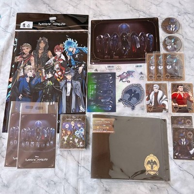 Twisted Wonderland Collectible Bundle Clear Files Cards Stickers Postcards Japan