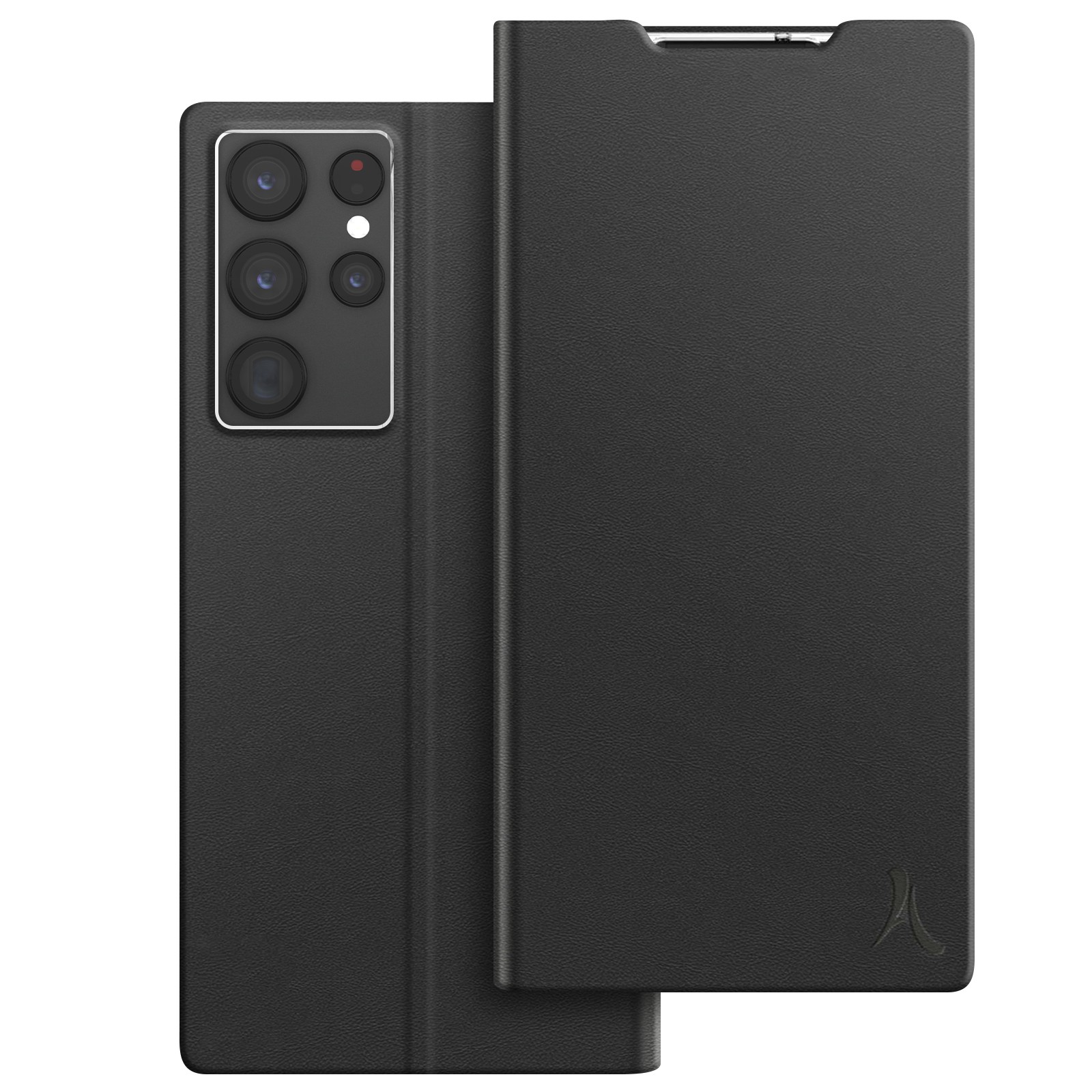 Housse Galaxy S22 Ultra Akashi antichoc à clapet modulable et rangement carte