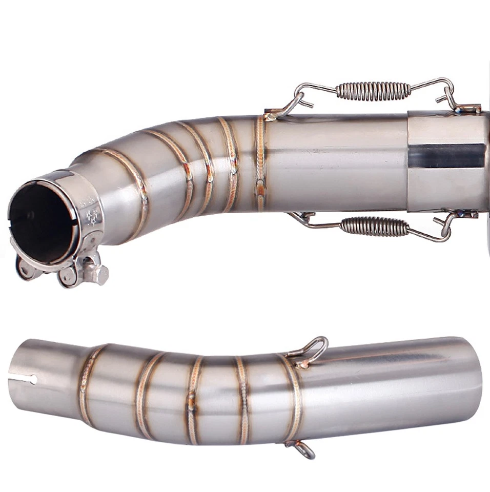 Slip for Suzuki SV650 2003-2015 Modified System Exhaust Tips Muffler Link Pipe - Image 4 of 4
