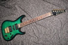 Chitarra Elettrica Ibanez Custom Flame Top Green Burst Made in Japan