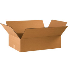 22X14X6 Flat Corrugated Boxes, Flat, 22L X 14W X 6H, Pack of 20  Shipping, Pack