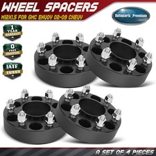 4pcs 6x5 To 6x5 Wheel Spacers M12x1.5 78.1mm 1.5 For Gmc Envoy 02-09 Chevy