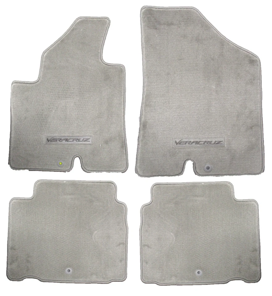 Juego de 5 alfombrillas grises OEM 2007-2008 Hyundai Veracruz U8140-3J000-6T Foto 2 de 4