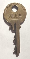 Vintage Key YALE TOWNE MFG CO Appx 2" Replacement Locks Steampunk