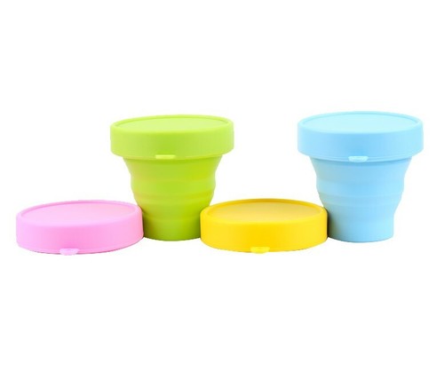 Collapsible & Reusable Silicone Cup, Foldable Portable Mug for Travel Outdoor - Picture 6 of 28