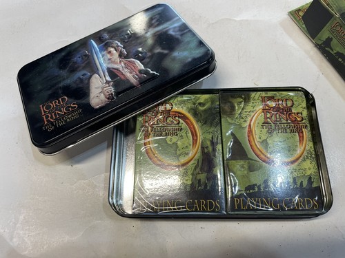 Lord of The Rings The Fellowship of The Ring 2 Deck Playing Cards 2001 Bicycle - Picture 8 of 10