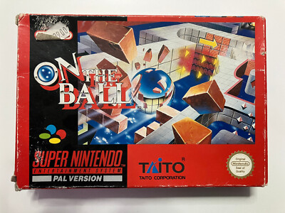Super Nintendo Spiel - On the Ball - PAL - OVP - SNES - TAITO