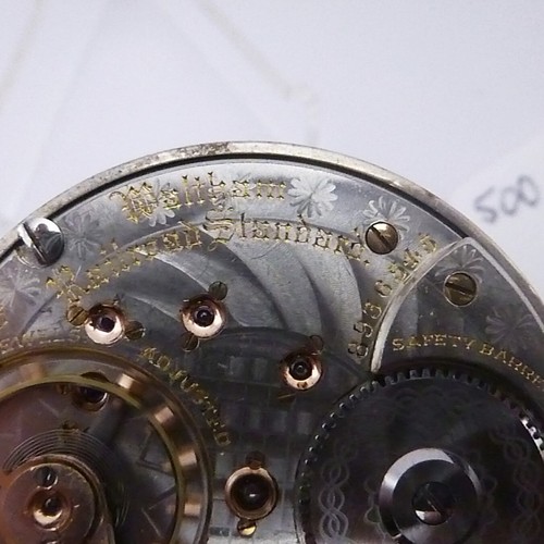 VERY RARE *** WALTHAM RAILROAD STANDARD 19J MODEL 1892 - Picture 6 of 8