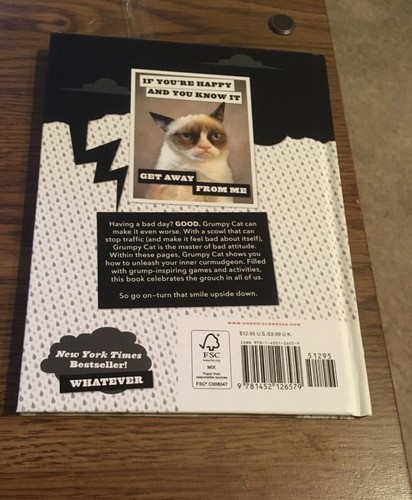 Grumpy Cat: A Grumpy Book By Grumpy Cat HC 2013 Chronicle Books - Imagen 7 de 7