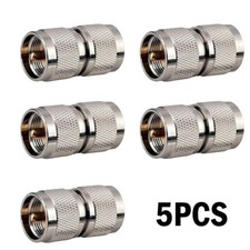 5PC PL259 Male Plug to UHF Male PL-259 RF Coaxial Adapter Connector USA-