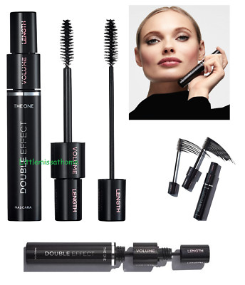 5箱未開封リーウエイ化粧水10本おまけ黒いマスク2枚おまけ正規品まとめ商品 ORIFLAME THE ONE DOUBLE EFFECT BLACK MASCARA volume length double